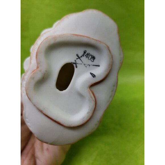 Vtg Homco Home Interiors Girl w/Doll Porcelain Figurine #1403 Patchwork Dress - Picture 5 of 5